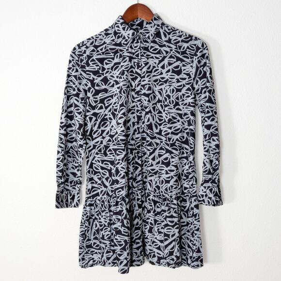 Kate Spade Women’s Shirt Dress Polished Preppy Statement Playful Size Sz Small - Picture 2 of 10